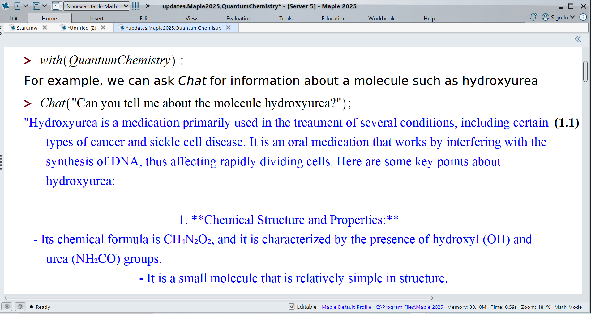 AI and literature search features